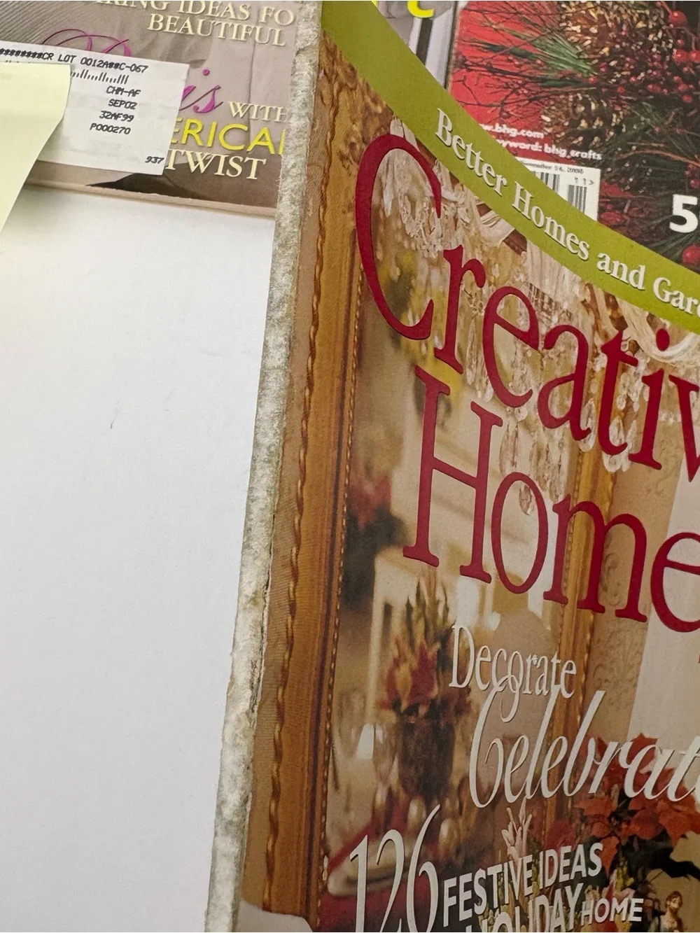 3- item Better Homes and Gardens- Creative Home and Crafts- 2002